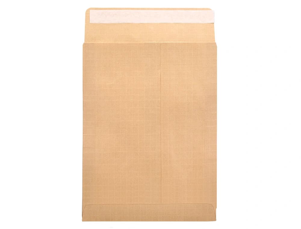 Sobre liderpapel bolsa n.13 kraft 310x410 mm tira de silicona caja de 250 unidades