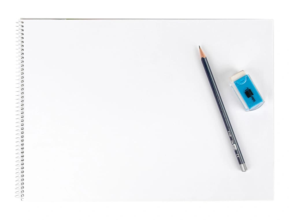 Bloc dibujo liderpapel artistico espiral 460x325mm 20 hojas 130gr/m2 sin recuadro perforado