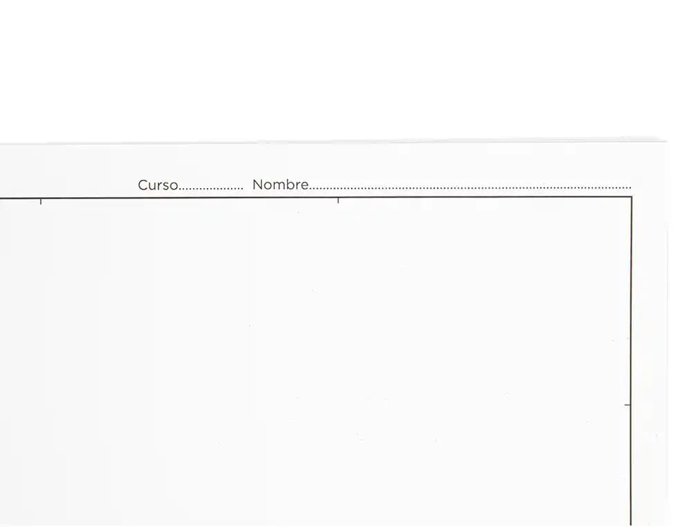 Bloc dibujo liderpapel lineal arquitectura espiral 230x325 mm 20 hojas 130g/m2 con recuadro perforado