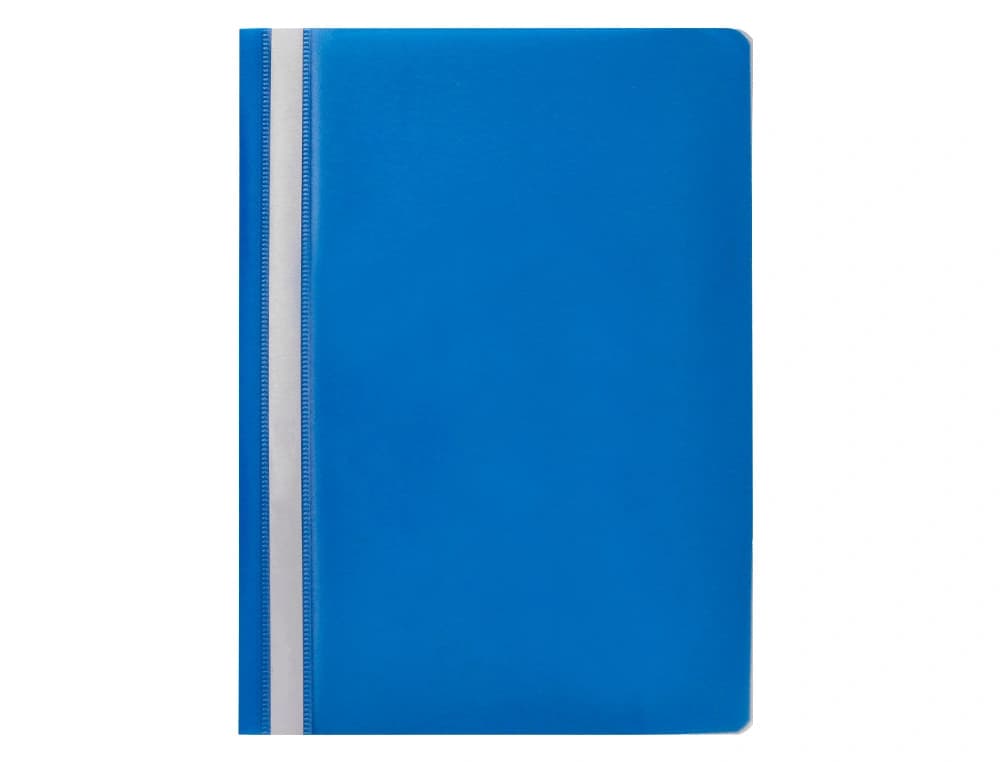 Carpeta dossier Q-Connect de PVC con fástener metálico, DIN A4 – Azul