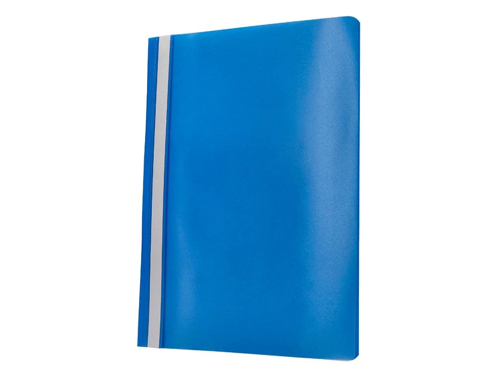 Carpeta dossier Q-Connect de PVC con fástener metálico, DIN A4 – Azul