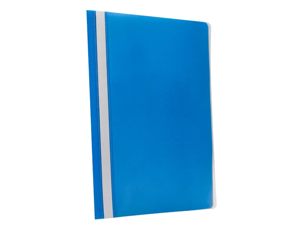 Carpeta dossier Q-Connect de PVC con fástener metálico, DIN A4 – Azul