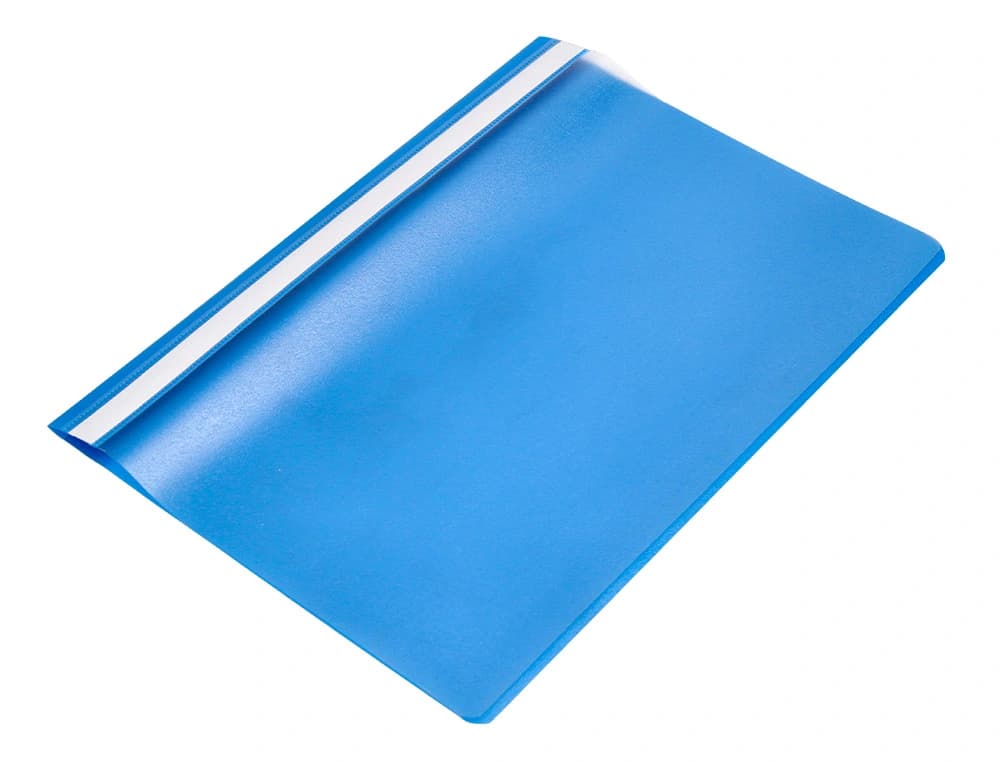 Carpeta dossier Q-Connect de PVC con fástener metálico, DIN A4 – Azul