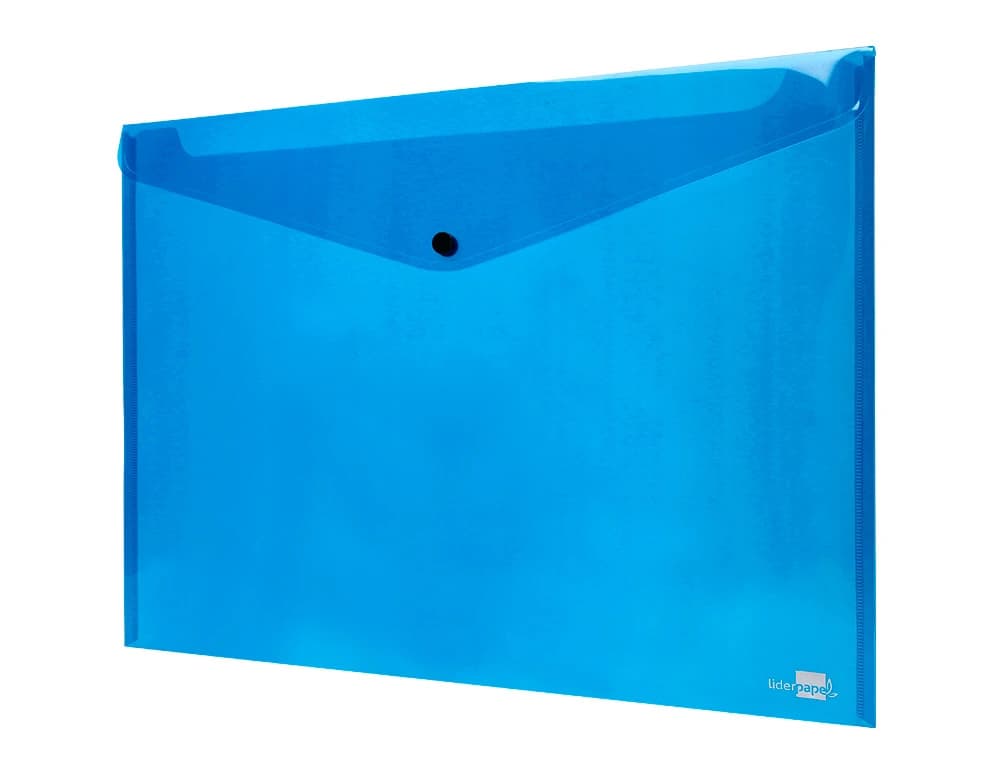 Carpeta liderpapel dossier broche 44243 polipropileno din a3 translucido