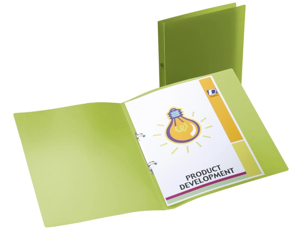 Carpeta liderpapel 2 anillas redondas mini 15 mm polipropileno din a4