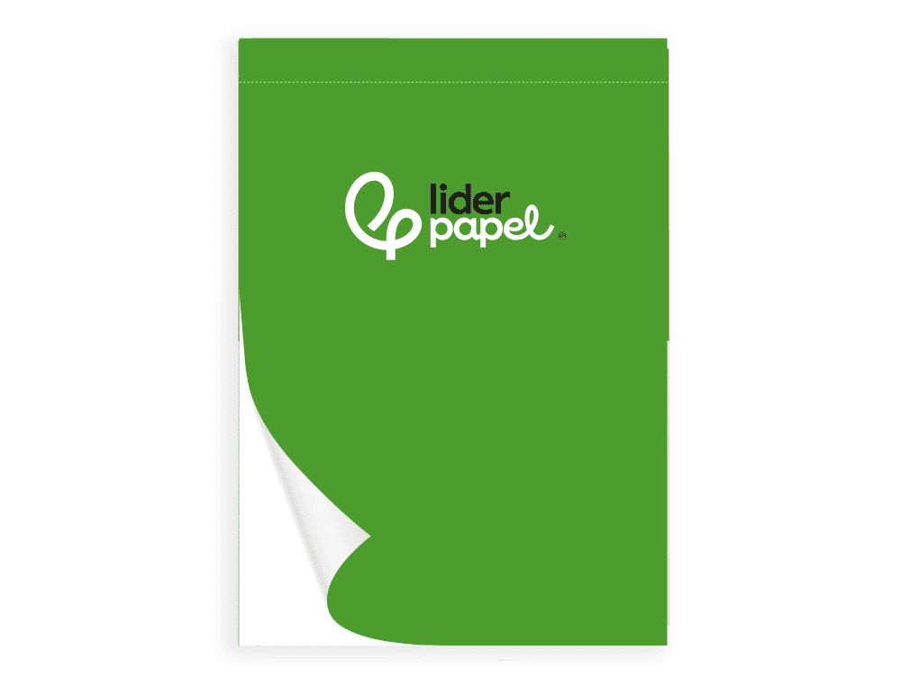 Bloc notas liderpapel liso a5 80 hojas 60g/m2 perforado