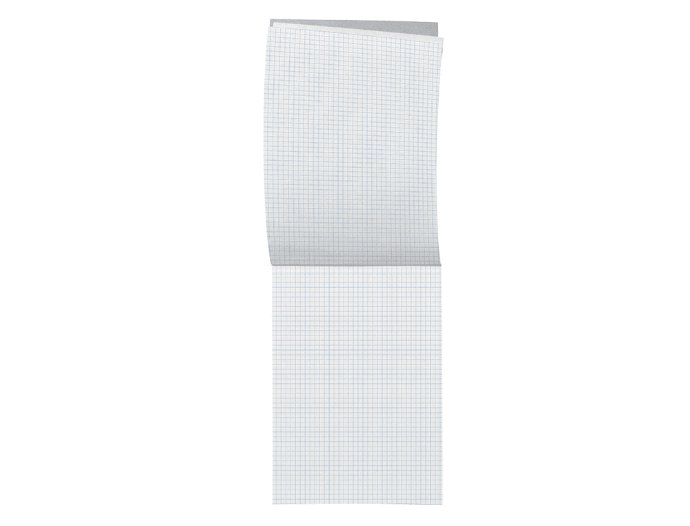 Bloc notas liderpapel cuadro 4mm a5 80 hojas 60g/m2 perforado