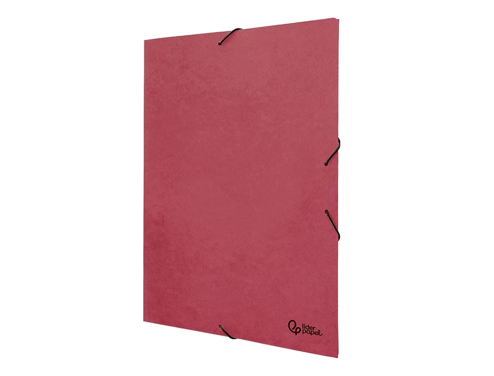 Carpeta liderpapel gomas tres solapas carton prespan a3