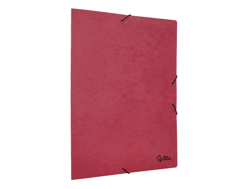 Carpeta liderpapel gomas tres solapas carton prespan a3