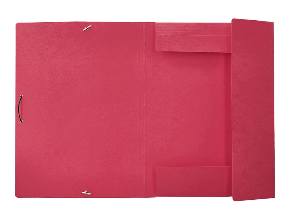 Carpeta liderpapel gomas tres solapas carton prespan a3