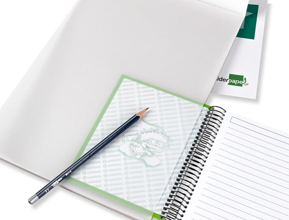 Bloc papel vegetal liderpapel encolado 50 hojas 210x297mm 95gr
