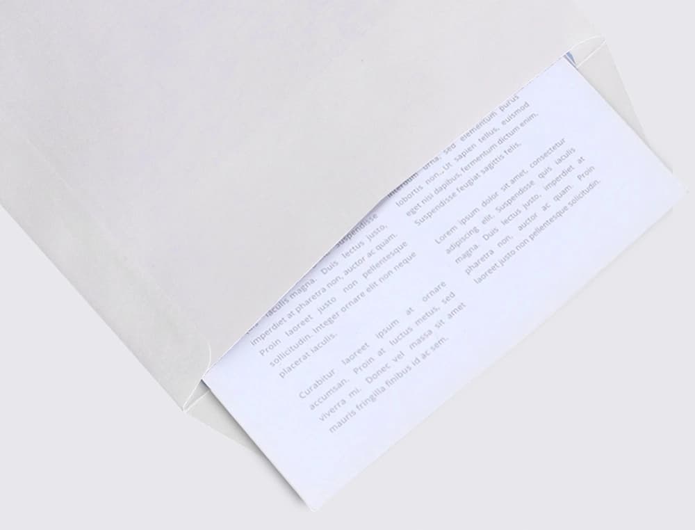 Sobre liderpapel bolsa n.15 blanco b5 176x250 mm tira de silicona caja de 500 unidades