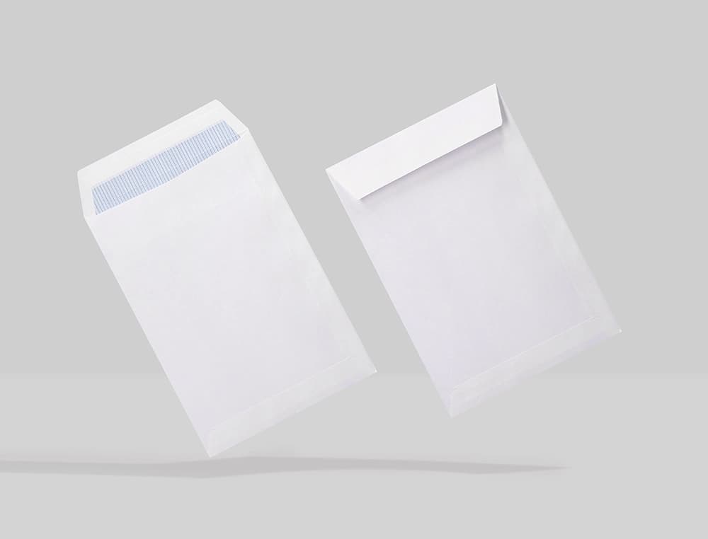 Sobre liderpapel bolsa n.15 blanco b5 176x250 mm tira de silicona caja de 500 unidades