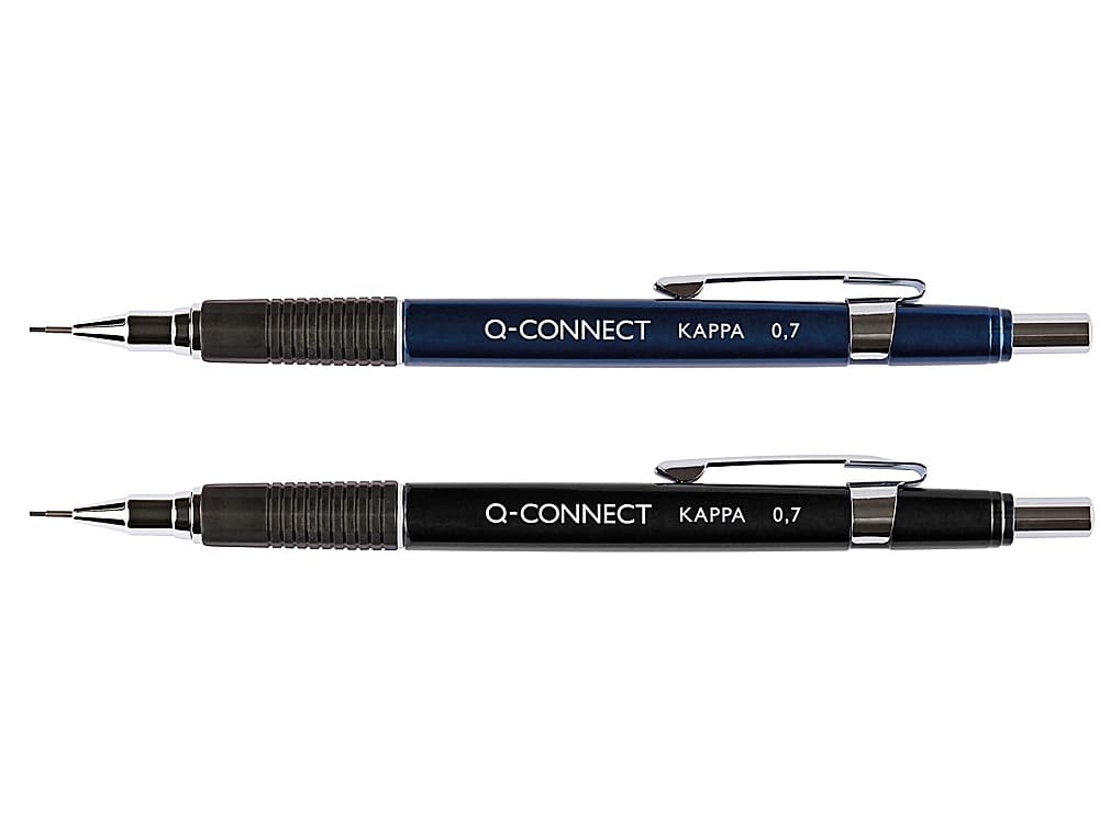 Portaminas q-connect kappa 0,7 mm sujecion de caucho