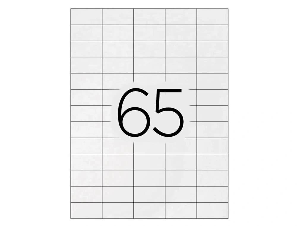 Etiqueta adhesiva q-connect kf00573 -tamaño 38,1x21,2 mm -fotocopiadora -laser -ink-jet-caja con 100 hojas din a4