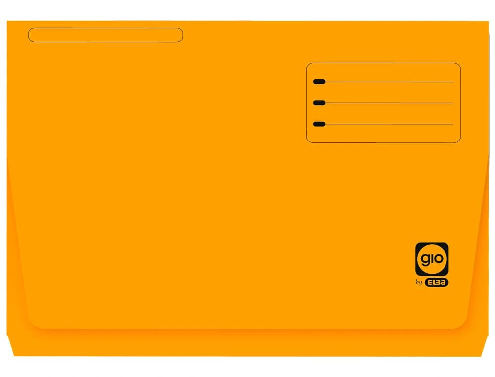 Subcarpeta cartulina gio folio pocket con bolsa y solapa 320g/m2