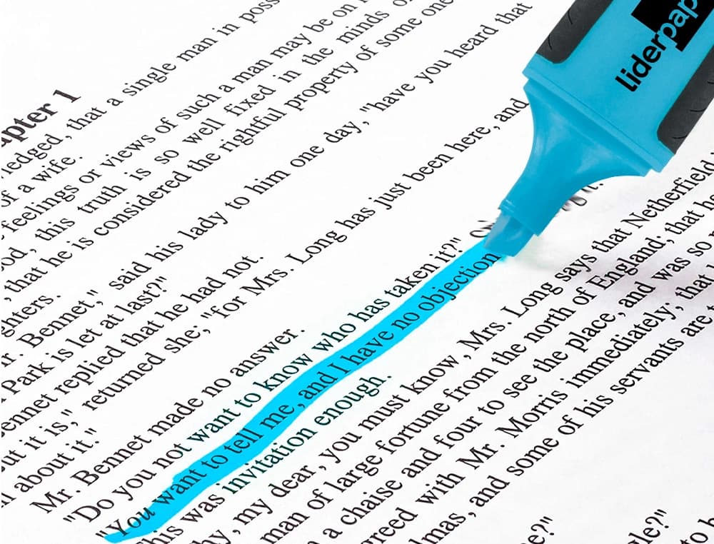 Rotulador liderpapel mini fluorescente