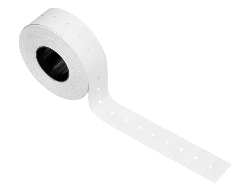 Etiquetas q-connect blanca 21x12 mm lisa rollo 1000 etiquetas para etiquetadora connect kf00712