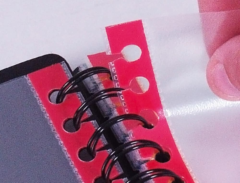 Recambio funda liderpapel intercambiables din a4 bordes surtidos bolsa de 10 unidades