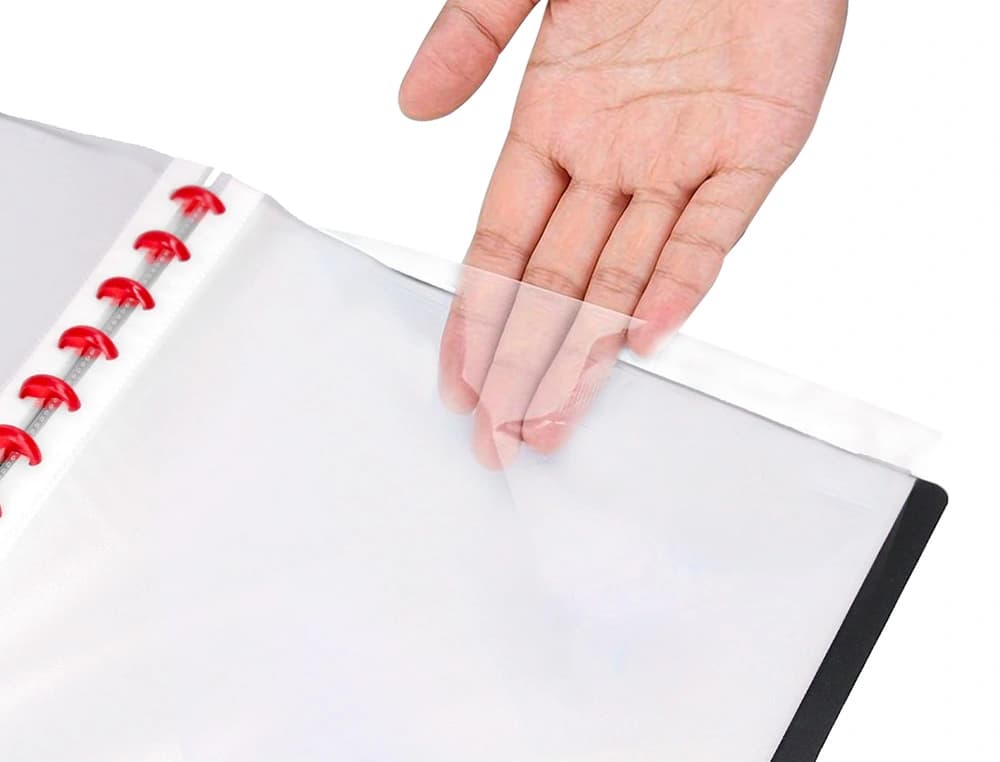 Carpeta liderpapel escaparate 20 fundas polipropileno din a4 opaco