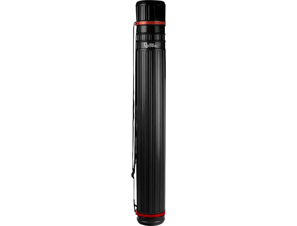 Portaplanos plastico liderpapel diametro 9 cm extensible hasta 125 cm