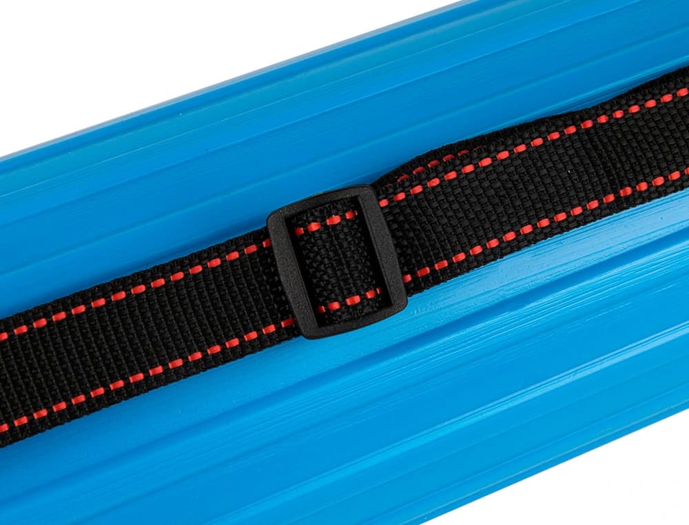 Portaplanos Liderpapel de plástico de 9 cm de diámetro, extensible hasta 125 cm, con cinta para colgar – Azul