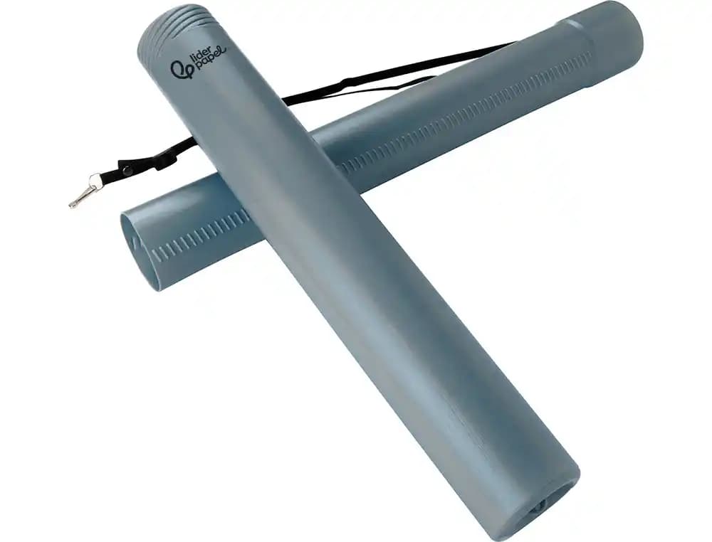 Portaplanos plastico liderpapel diametro 6 cm extensible hasta 80