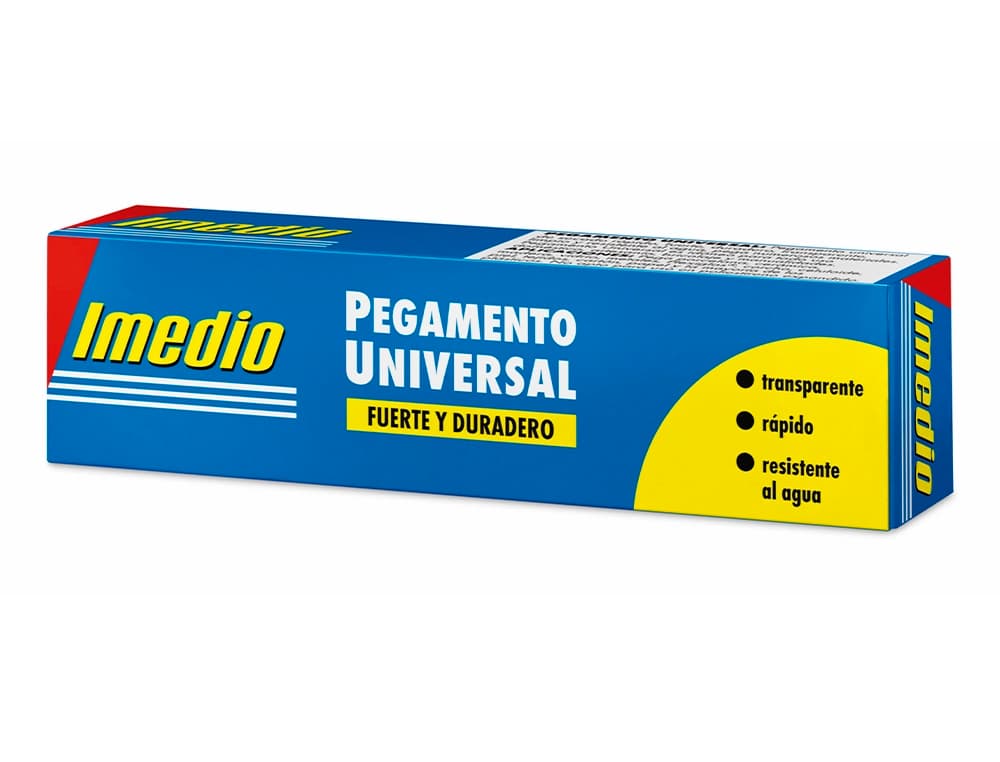 Pegamento imedio universal transparente banda azul 35 ml unidad