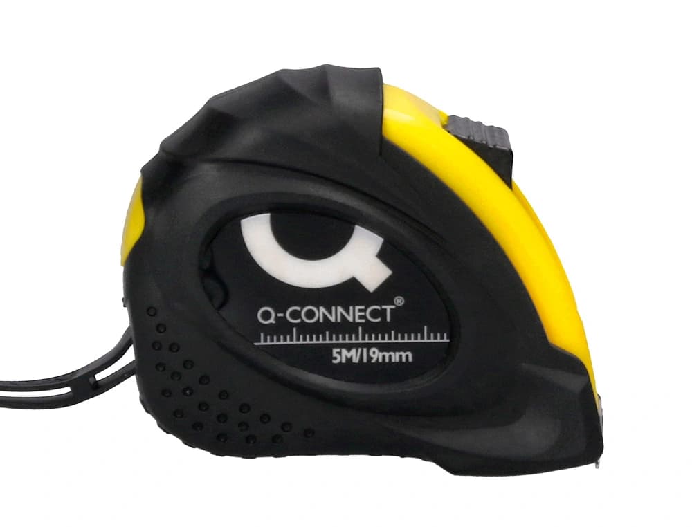Flexometro q-connect con freno material antichoque 19 mm de ancho longitud 5 mt