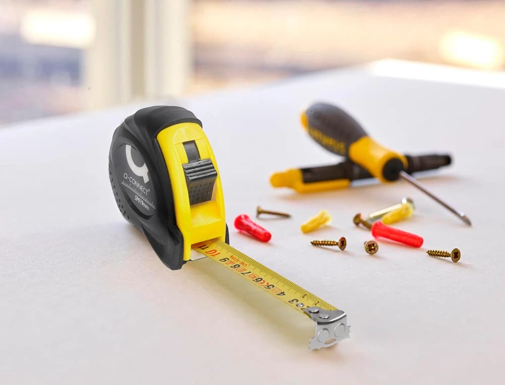 Flexometro q-connect con freno material antichoque 19 mm de ancho longitud 5 mt