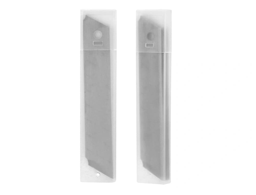 Repuesto cuter q-connect ancho para modelos kf10632/kf10635/kf10937/kf10634 cuchilla 18 mm blister 12 unidades