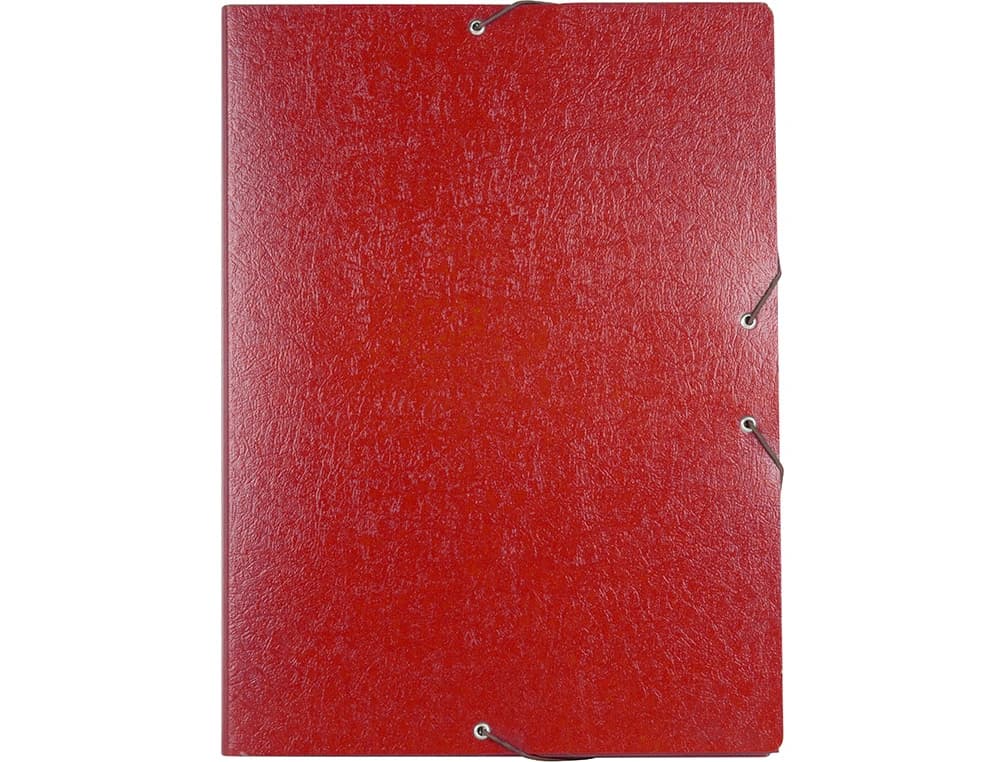 Carpeta de proyectos Liderpapel tamaño folio de cartón gofrado – Rojo