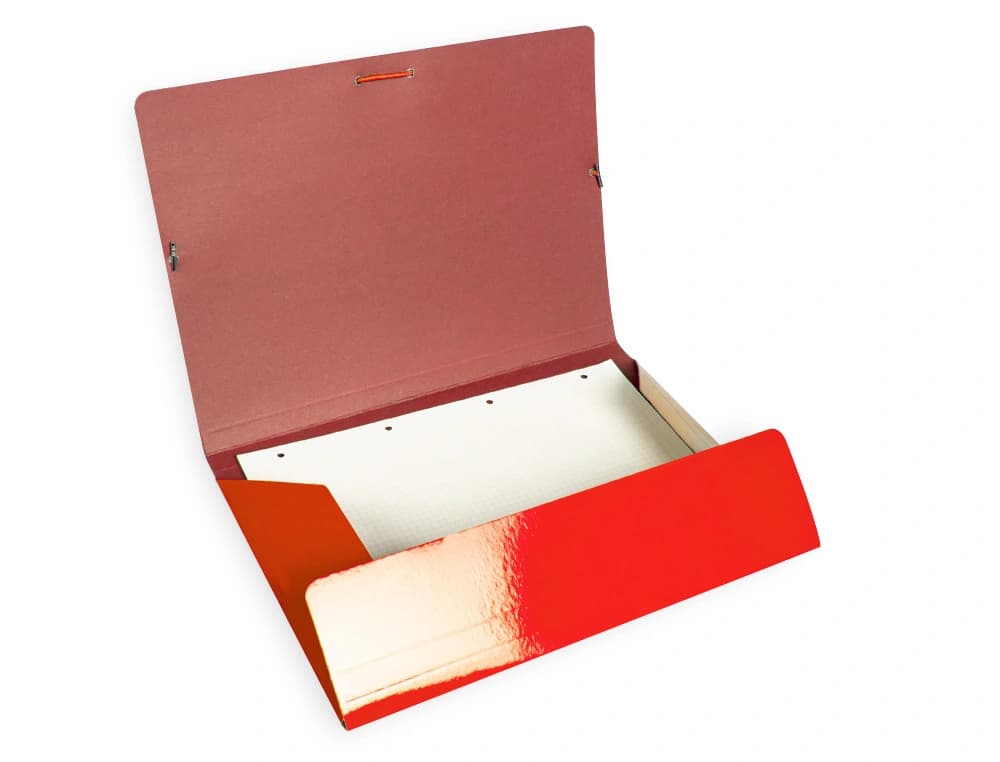 Carpeta liderpapel gomas tres solapas carton plastificado folio colores