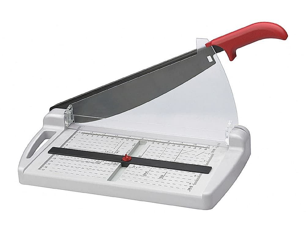 Cizalla m+r plastico 6532 de palanca 32 cm con base de plastico