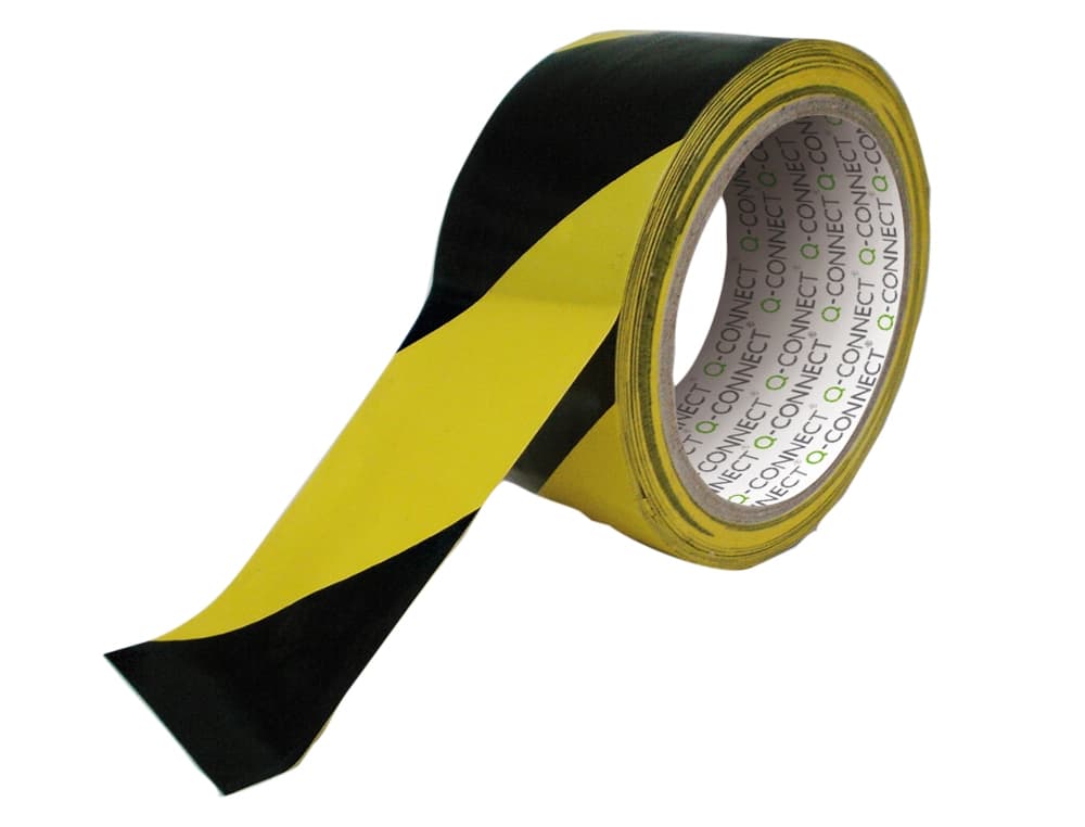 Cinta adhesiva q-connect de seguridad 20 m x 48 mm