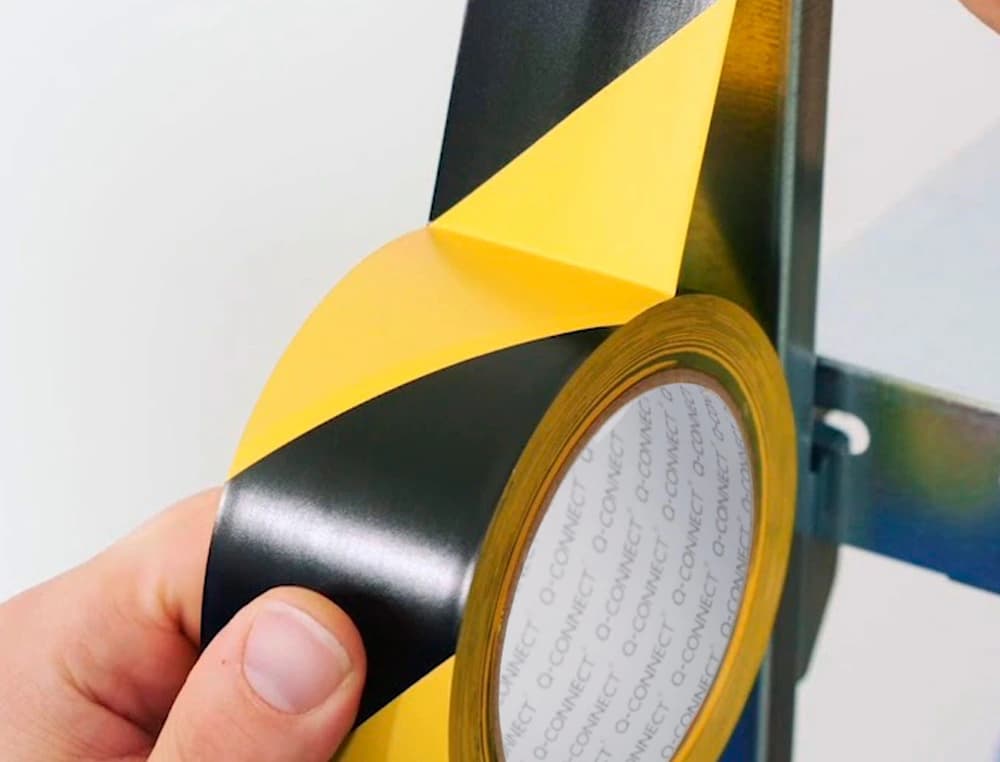 Cinta adhesiva q-connect de seguridad 20 m x 48 mm