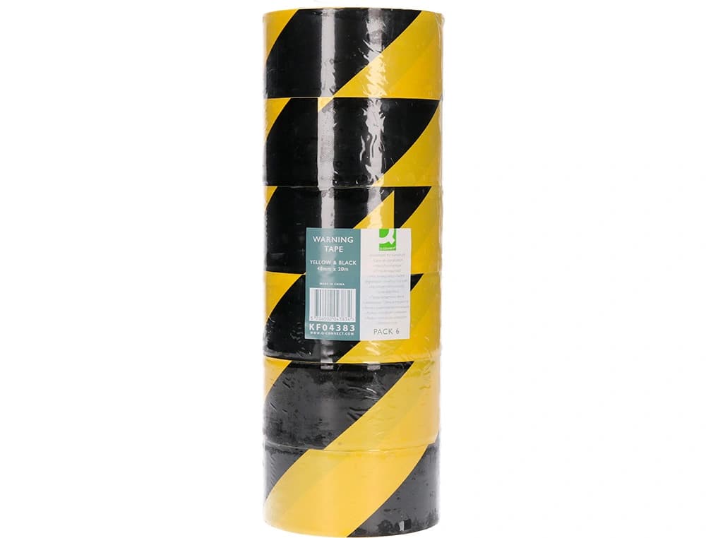 Cinta adhesiva q-connect de seguridad 20 m x 48 mm