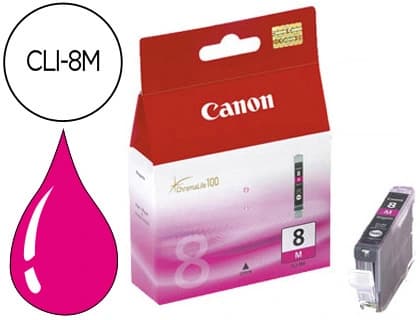 Canon Ink-jet canon ip3300 4200 4300 5200 5200r 5300 6600d 6700d, mp500 530 600 800 810, ix4000 ix5000,pro 9000-magenta cli-8