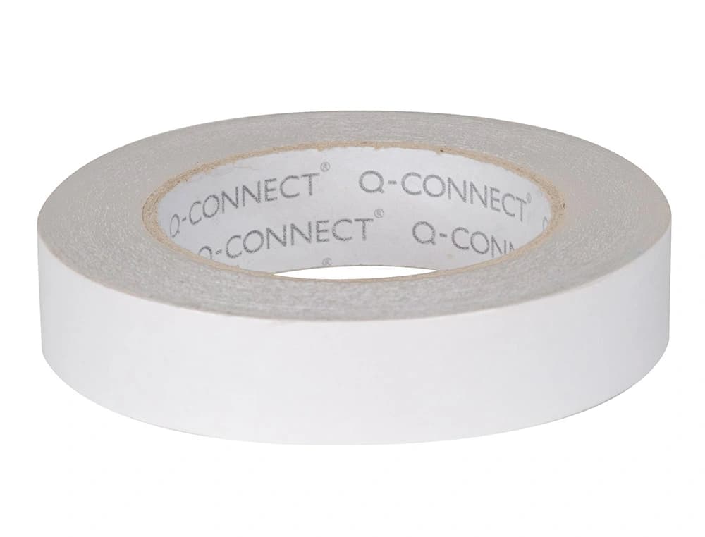 Cinta adhesiva q-connect doble cara 33 mt x 25 mm