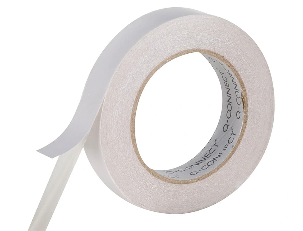 Cinta adhesiva q-connect doble cara 33 mt x 25 mm
