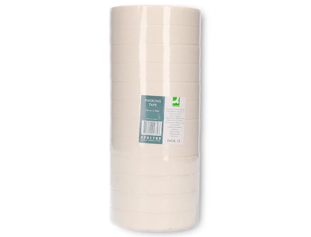 Cinta adhesiva q-connect para pintar 50 mt x 24 mm