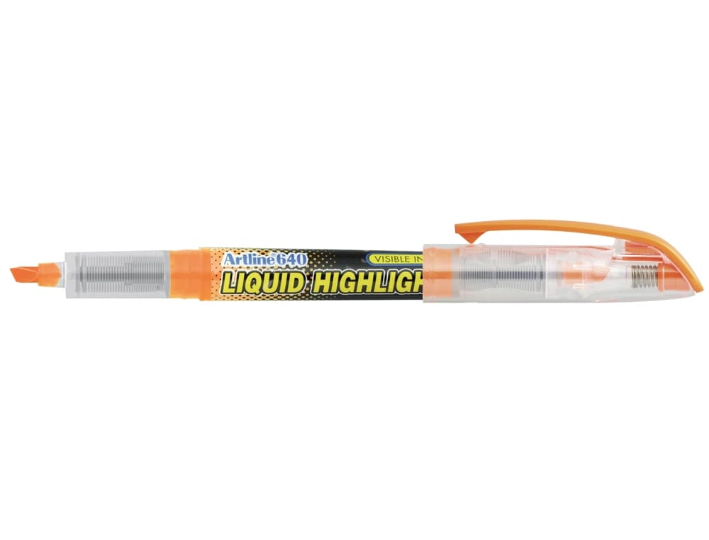 Rotulador artline fluorescente ek-640 punta biselada