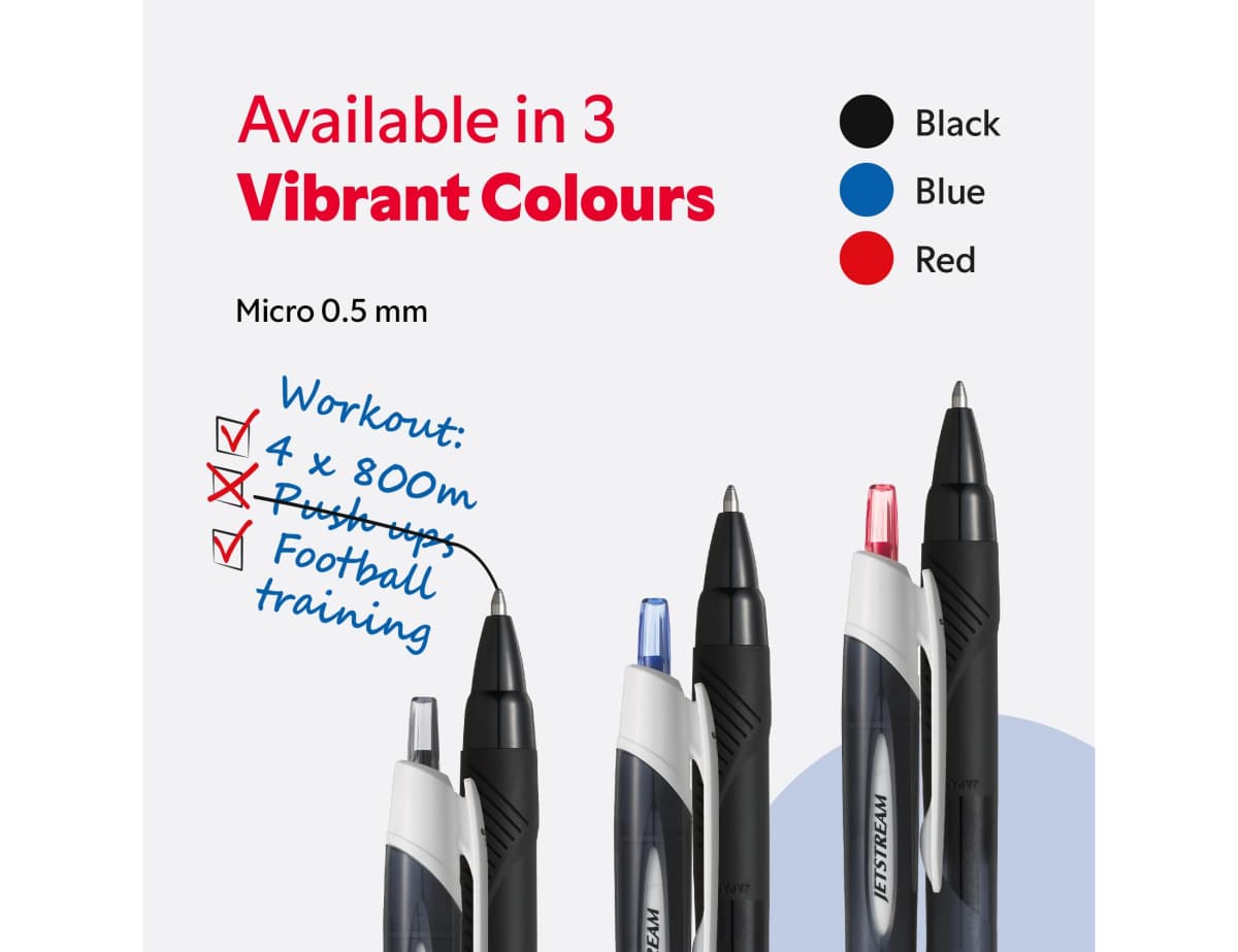 Boligrafo uni-ball jet stream sport sxn-150e tinta hibrida