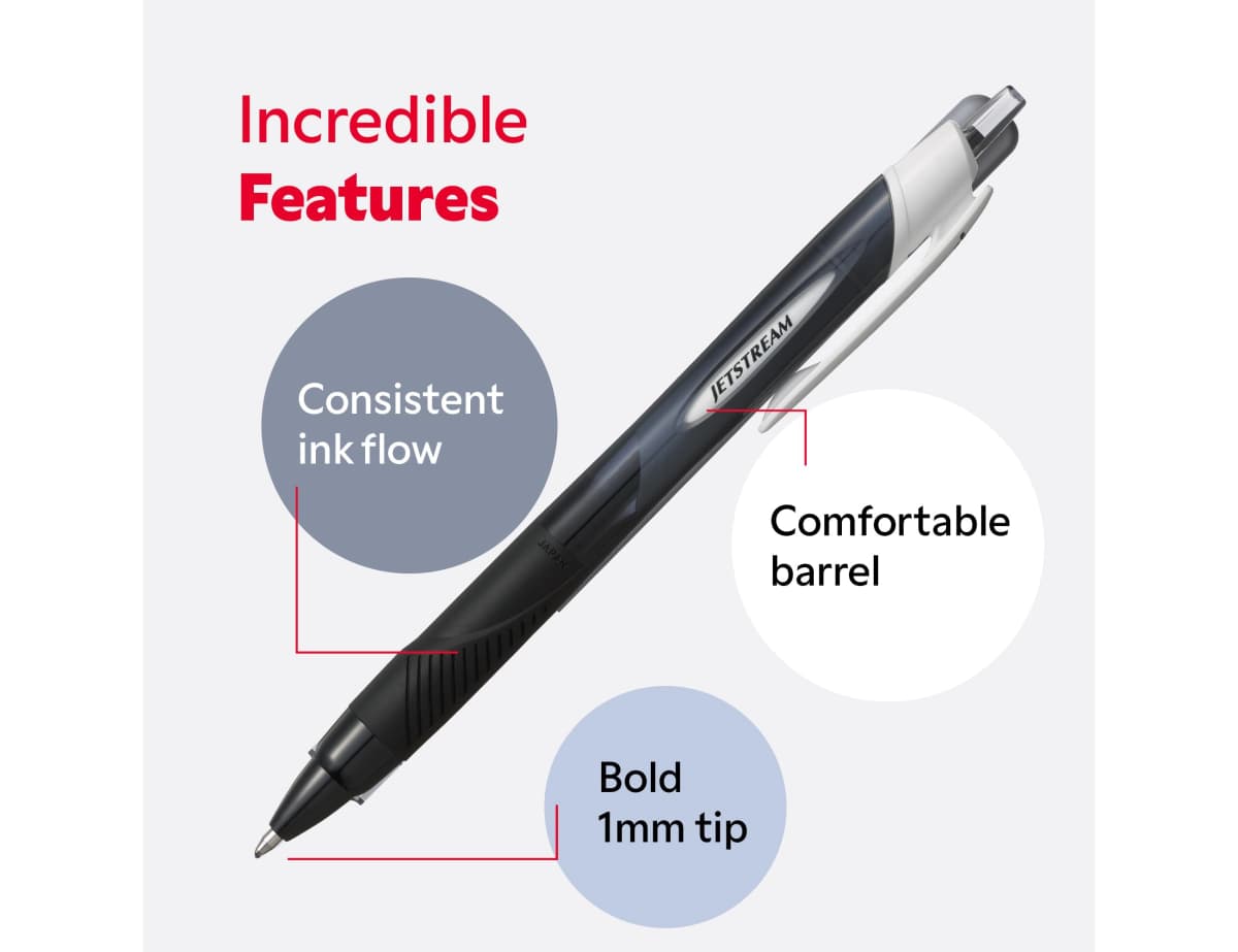 Boligrafo uni-ball jet stream sport sxn-150e tinta hibrida
