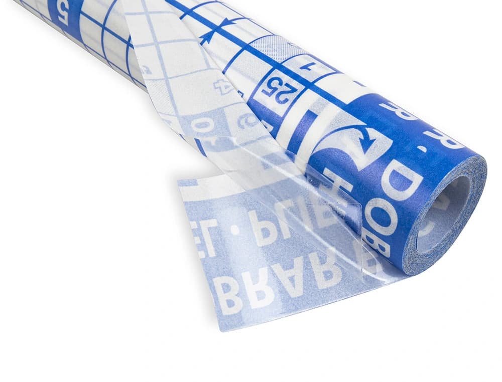 Rollo plastico adhesivo liderpapel 0,50x3 mt. 8o micras forralibros removible