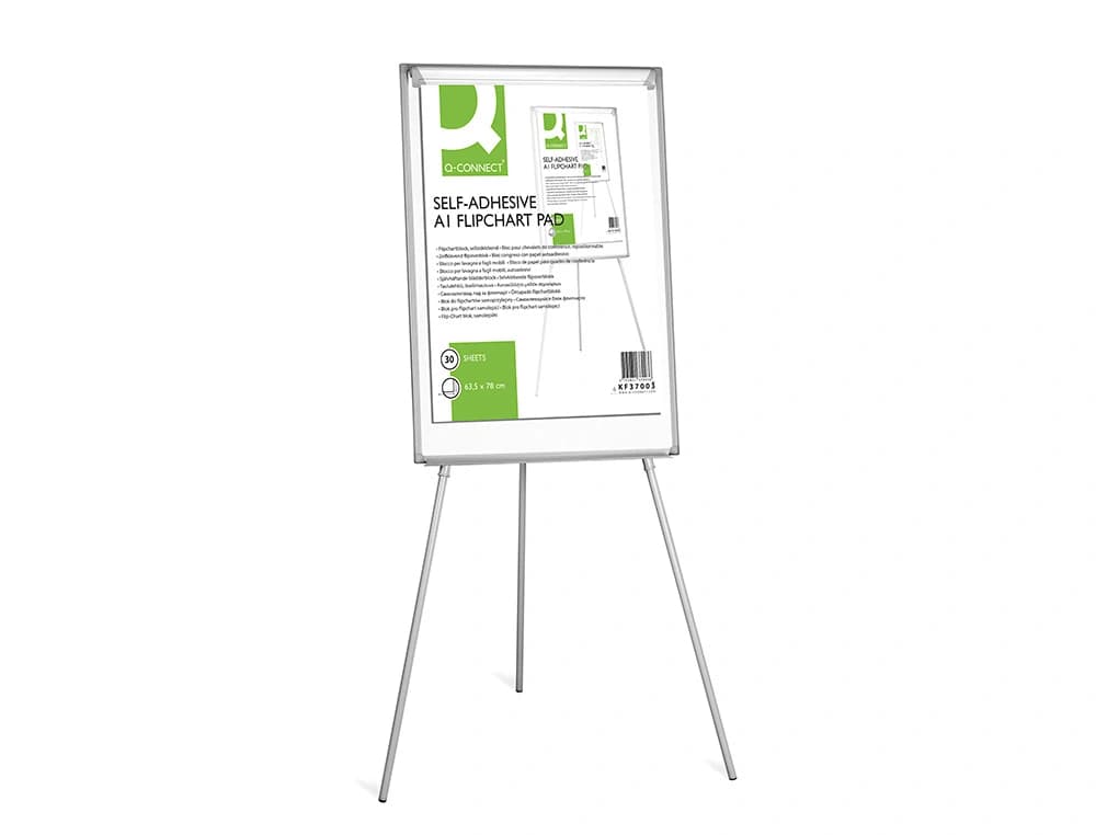 Bloc congreso q-connect papel autoadhesivo 635x830 mm fsc 30 hojas 70g/m2