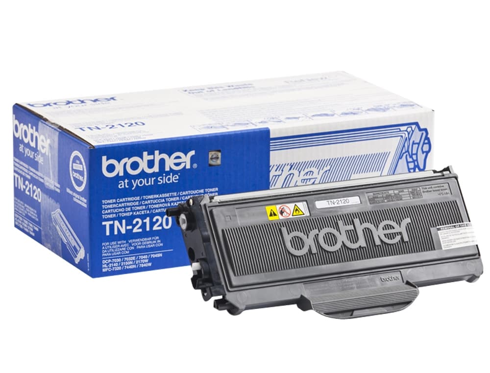 Toner brother tn-2120 hl-2140 hl-2150n hl-2170w dcp-7030/7045n mfc-7320/7440n/7840w -2600pag@5%-