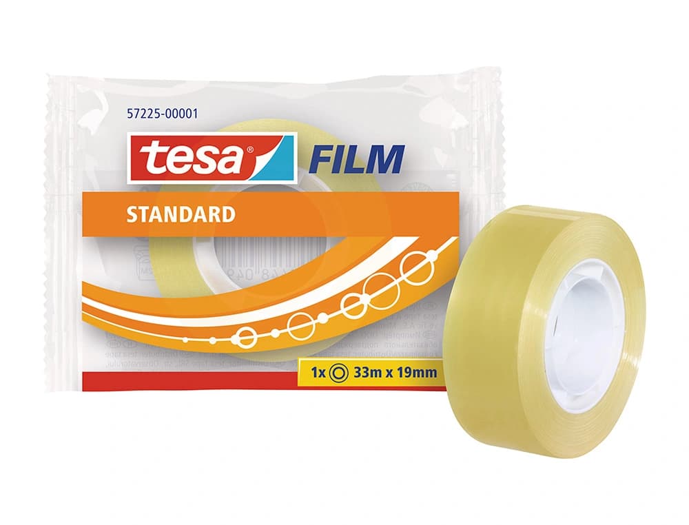 Cinta adhesiva tesa standard 33 mt x 19 mm