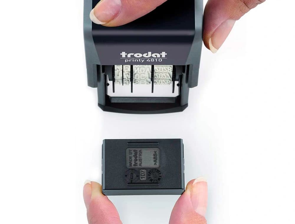 Fechador trodat entintaje automatico 3.8 mm printy 4810