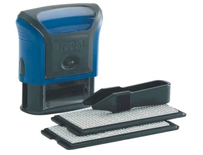Trodat Imprentilla de entintaje automático Trodat 4912 Typo con tipos de 3 y 4 mm